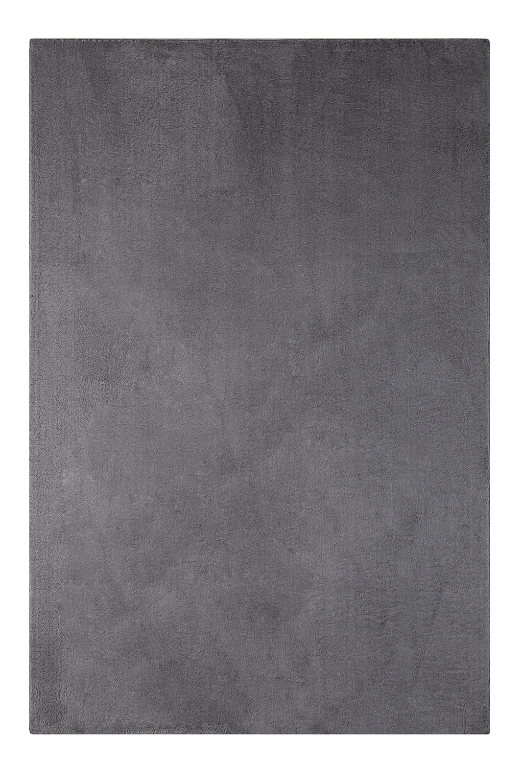 Angorahome Peluş Kaymaz Taban Koyu Gri Post Halı - 7