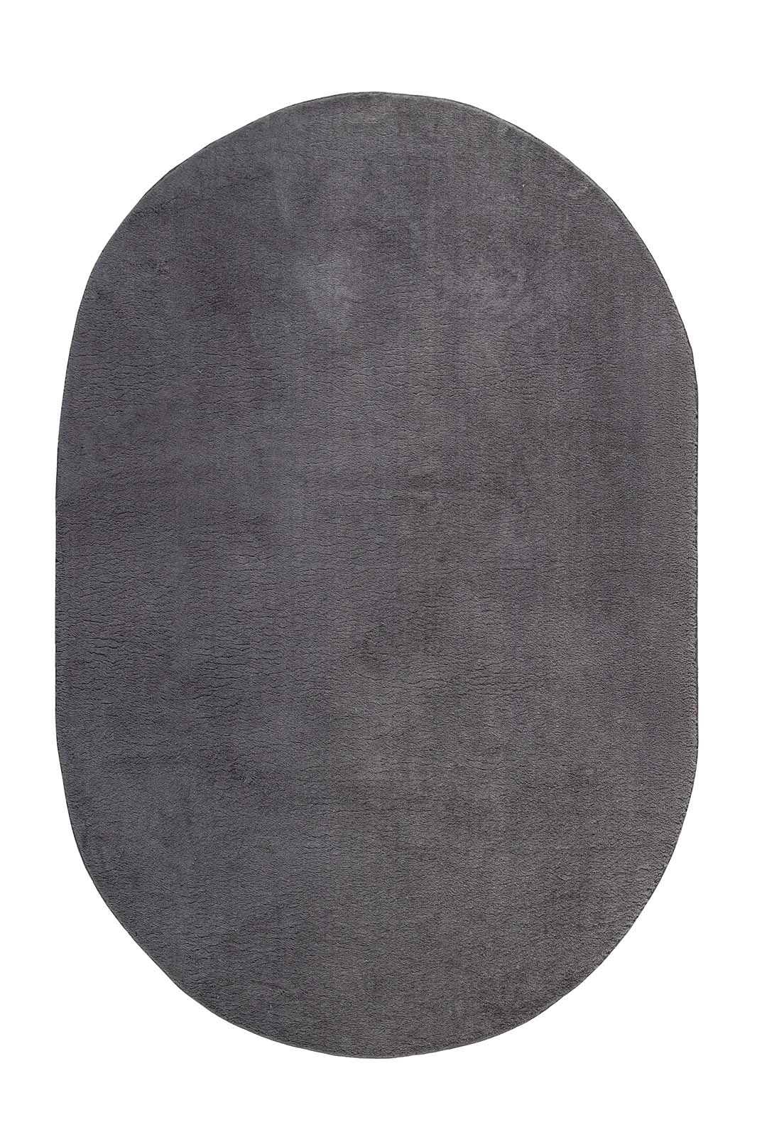 Angorahome Peluş Kaymaz Taban Koyu Gri Post Halı - 7