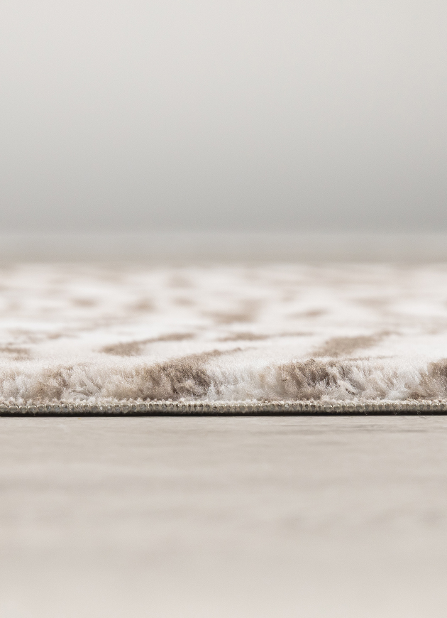 Angorahome Peluş Kaymaz Taban Kaplan Kahve Post Halı - 4