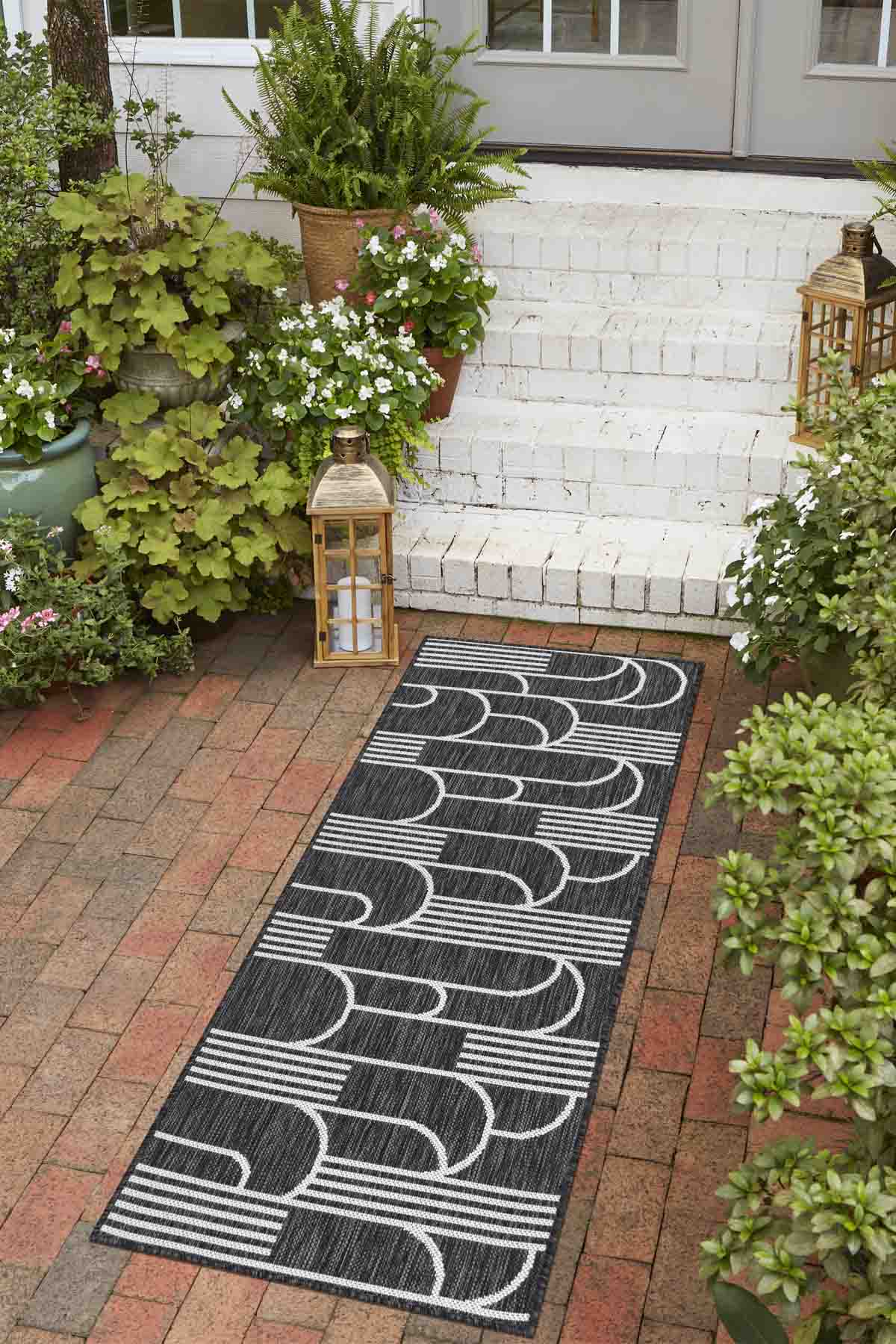 Angorahome Avlu Koleksiyonu Dokuma Makine Halısı AV1000 80 x 360 Dikdörtgen - 2