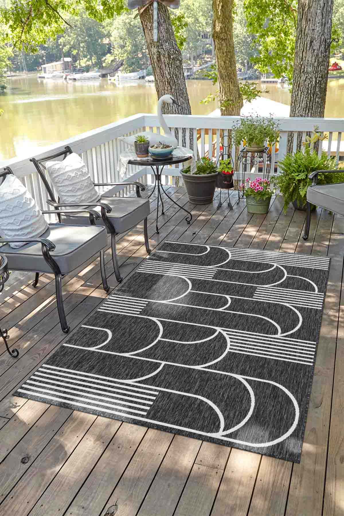 Angorahome Avlu Koleksiyonu Dokuma Makine Halısı AV1000 120 x 180 Dikdörtgen - 2