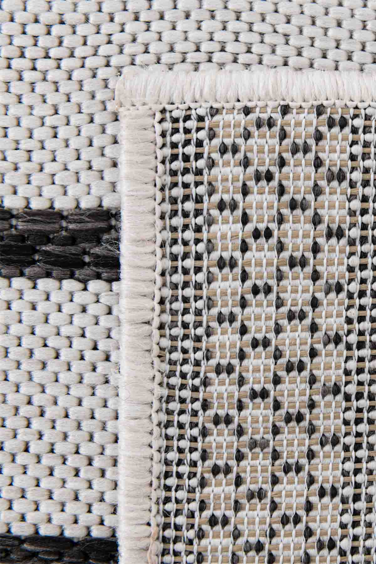 Angorahome Avlu Koleksiyonu Dokuma Makine Halısı AV1001 120 x 120 Yuvarlak - 6