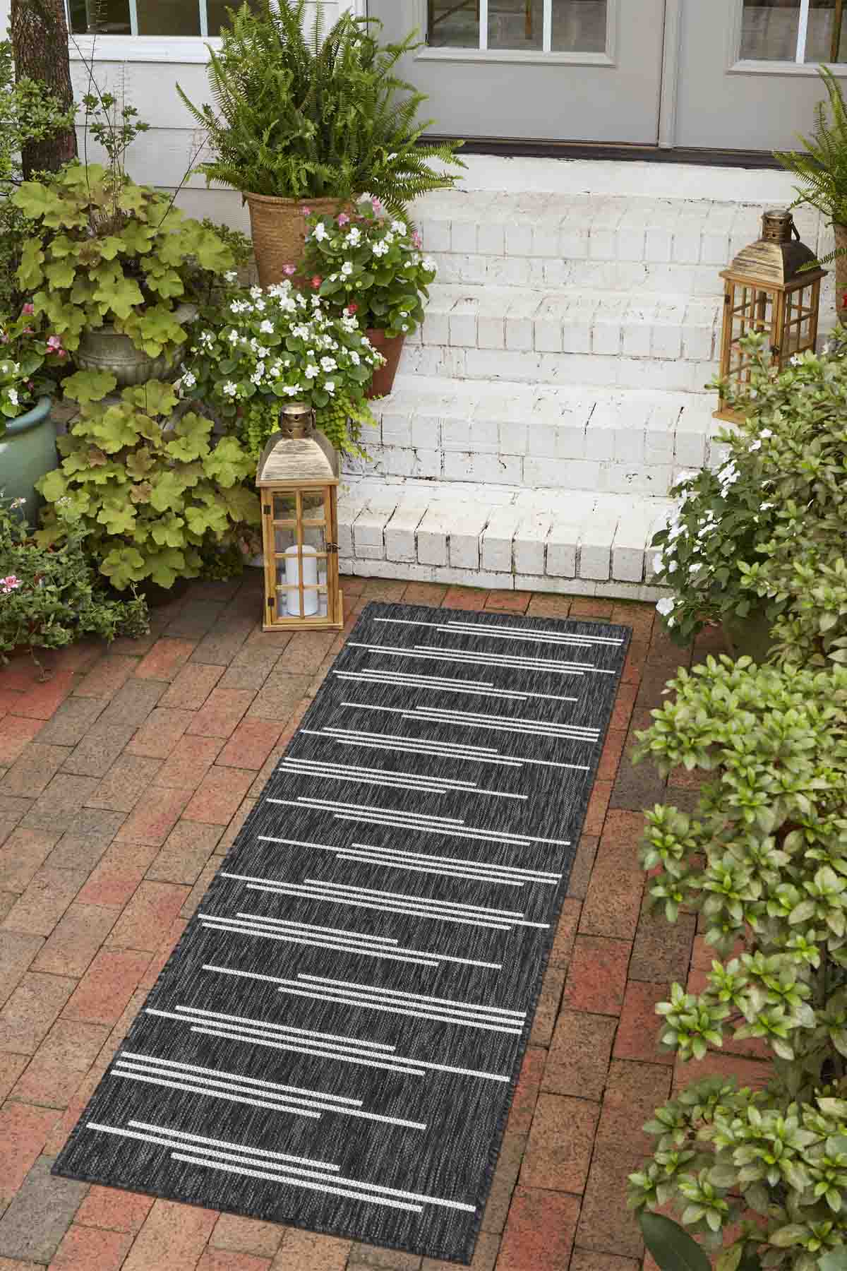 Angorahome Avlu Koleksiyonu Dokuma Makine Halısı AV1005 80 x 360 Dikdörtgen - 2