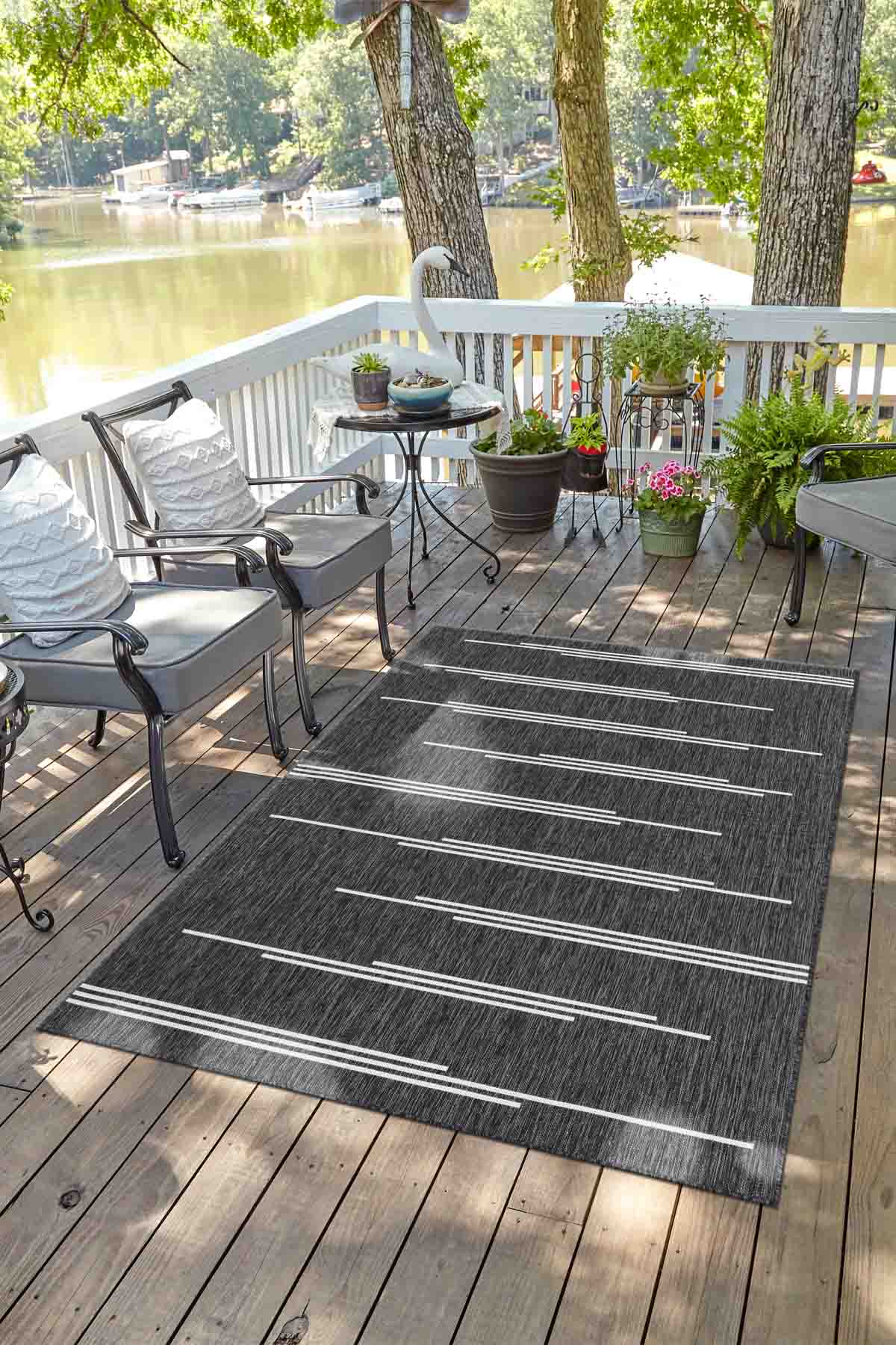 Angorahome Avlu Koleksiyonu Dokuma Makine Halısı AV1005 120 x 180 Dikdörtgen - 2