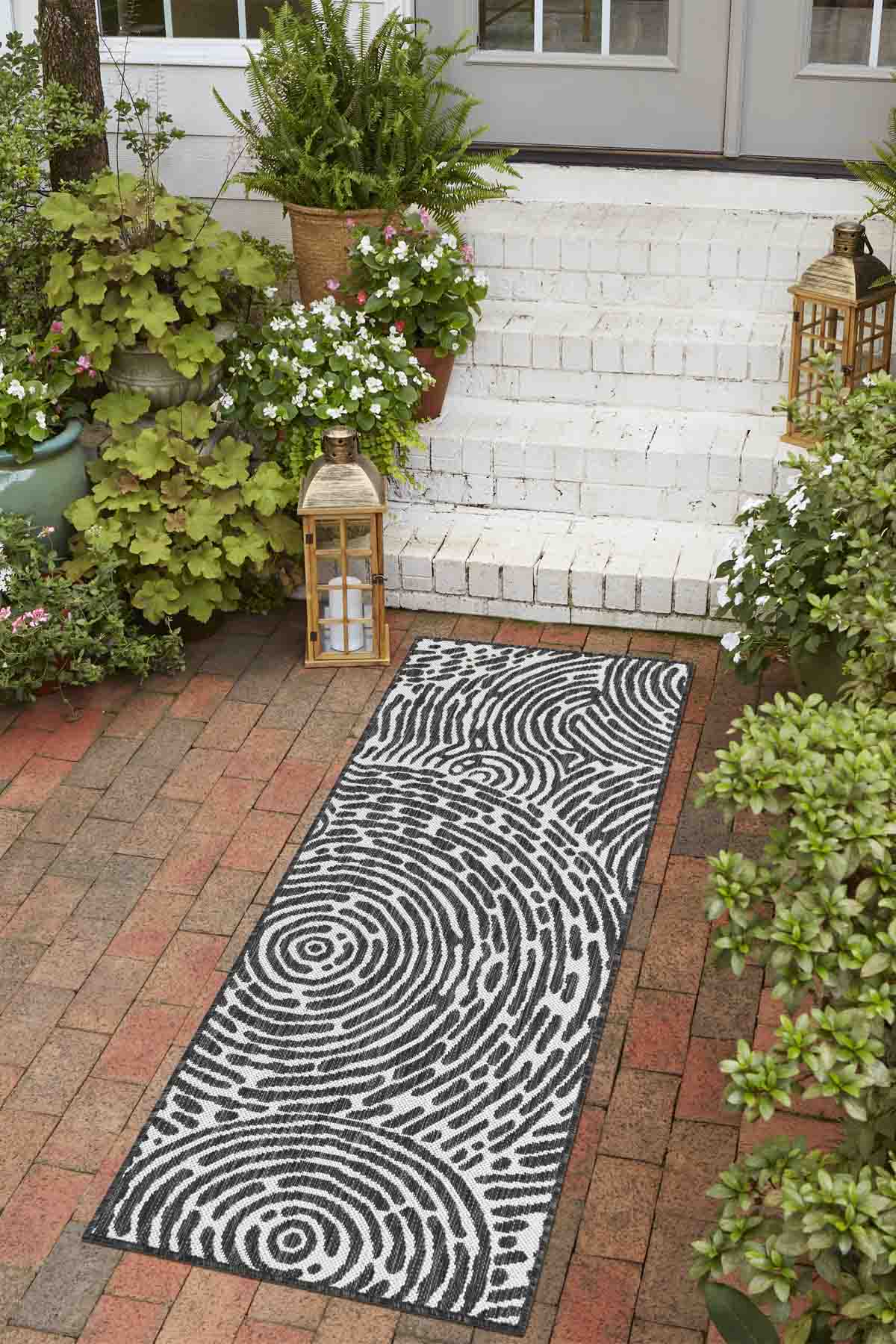 Angorahome Avlu Koleksiyonu Dokuma Makine Halısı AV1006 80 x 360 Dikdörtgen - 2