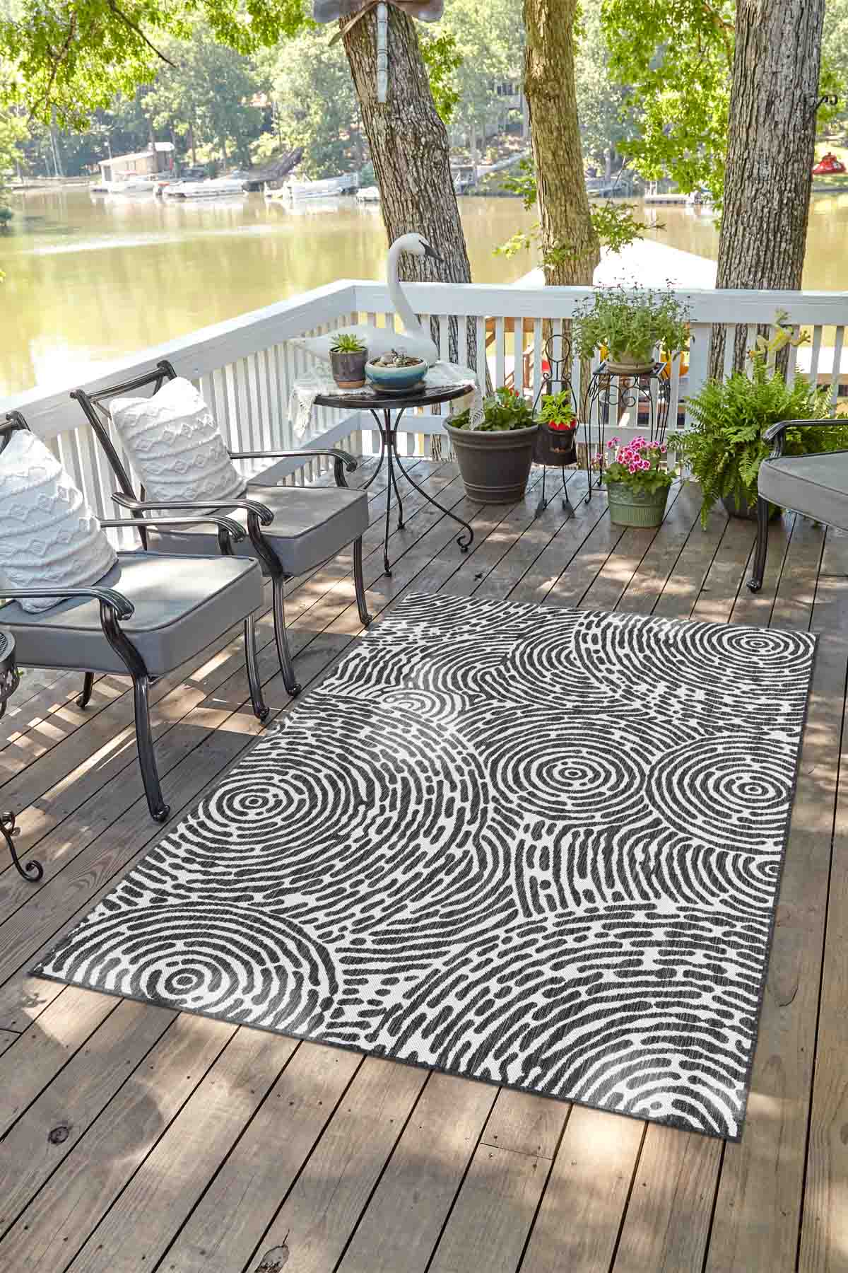 Angorahome Avlu Koleksiyonu Dokuma Makine Halısı AV1006 120 x 180 Dikdörtgen - 2