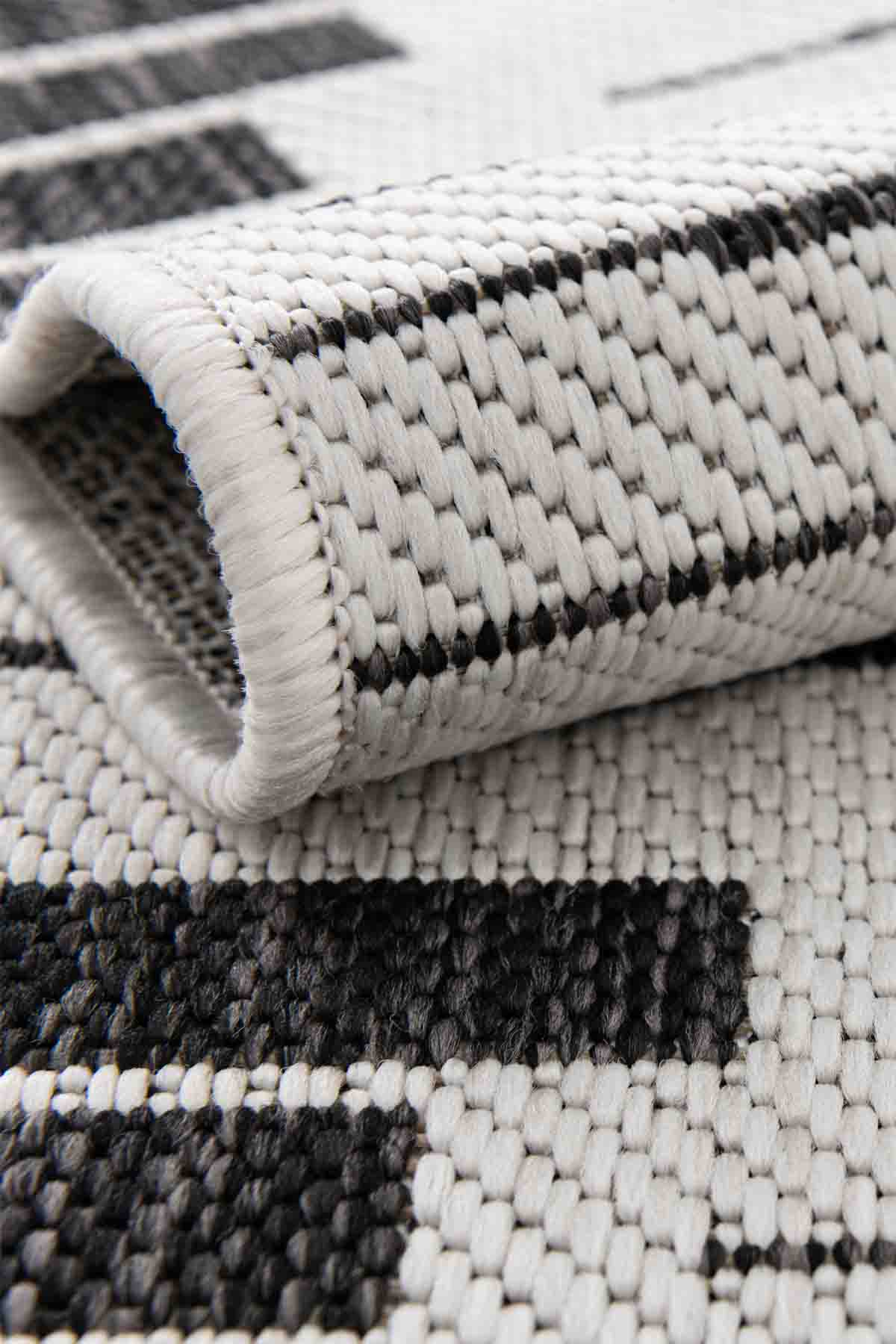 Angorahome Avlu Koleksiyonu Dokuma Makine Halısı AV1010 120 x 120 Yuvarlak - 3