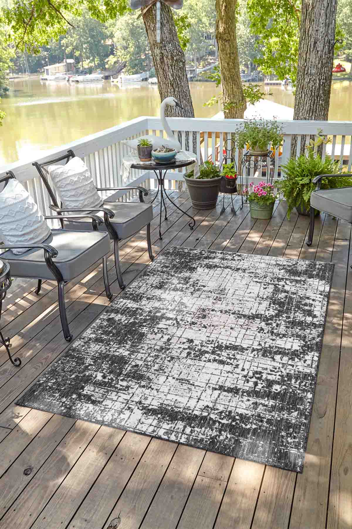 Angorahome Avlu Koleksiyonu Dokuma Makine Halısı AV1013 120 x 180 Dikdörtgen - 2