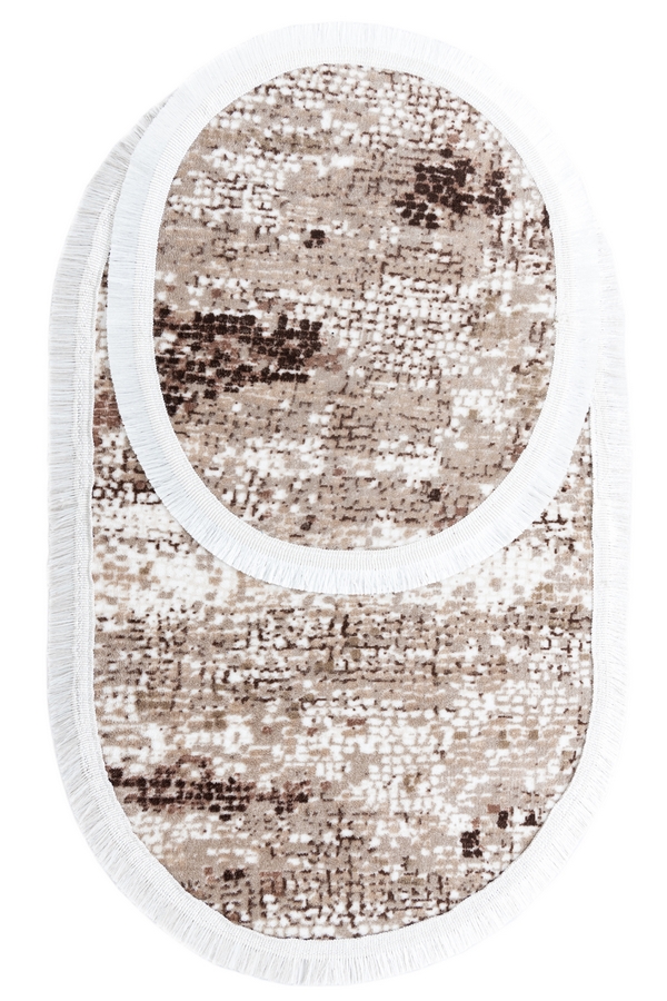 Angorahome Peluş 2li Banyo  Paspas Takımı (50x60 & 60x100) - 6