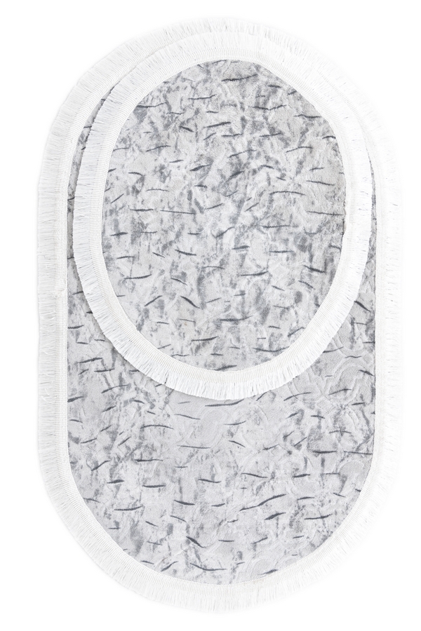 Angorahome Peluş 2li Banyo  Paspas Takımı (50x60 & 60x100) - 6