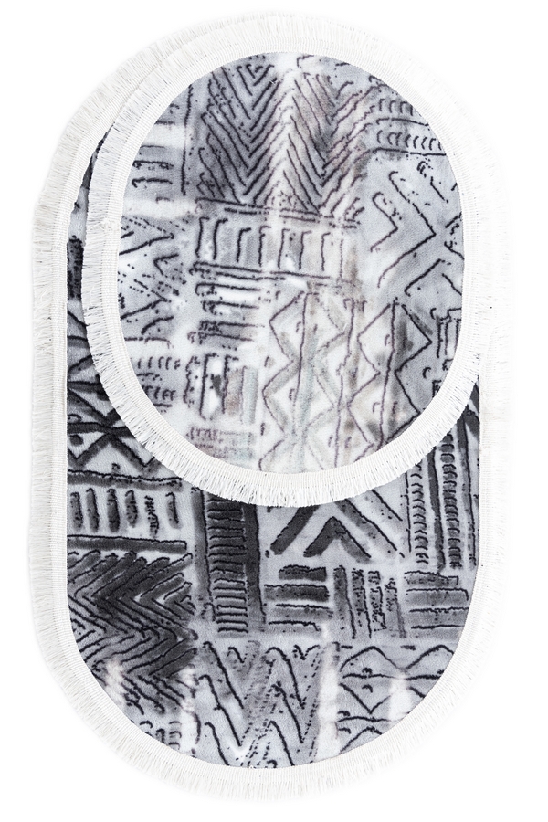 Angorahome Peluş 2li Banyo  Paspas Takımı (50x60 & 60x100) - 6