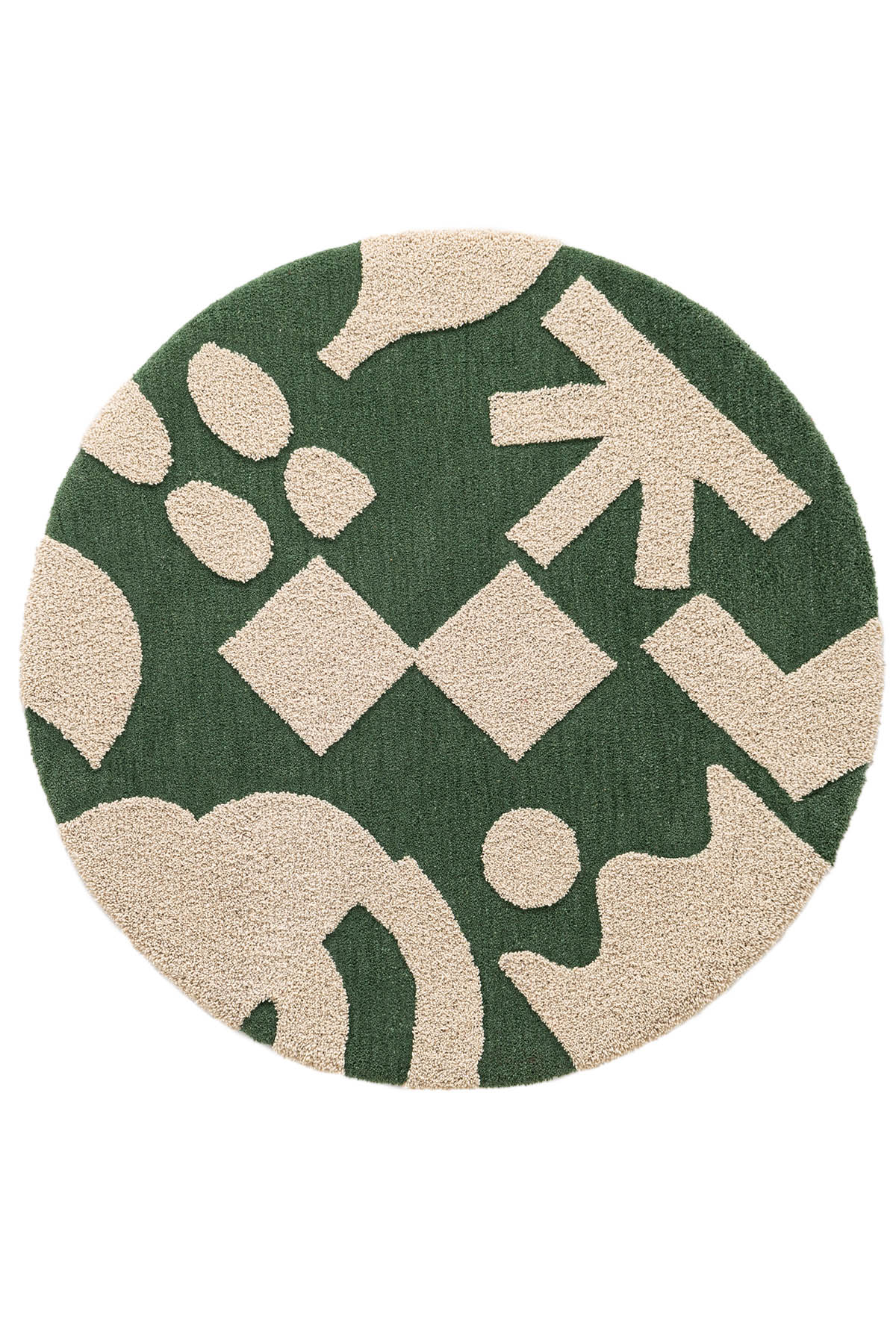 Angorahome Cielo Robotuft  Yün Halı RT1004 100 x 100 Yuvarlak - 6