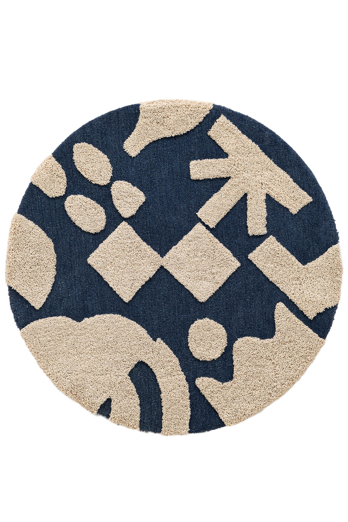 Angorahome Cielo Robotuft  Yün Halı RT1005 100 x 100 Yuvarlak - 6