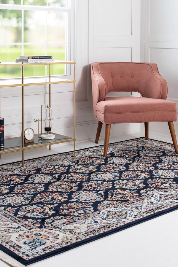 Angorahome Ethnic Makine Halısı 1528NVY 150 x 245 Dikdörtgen - 2