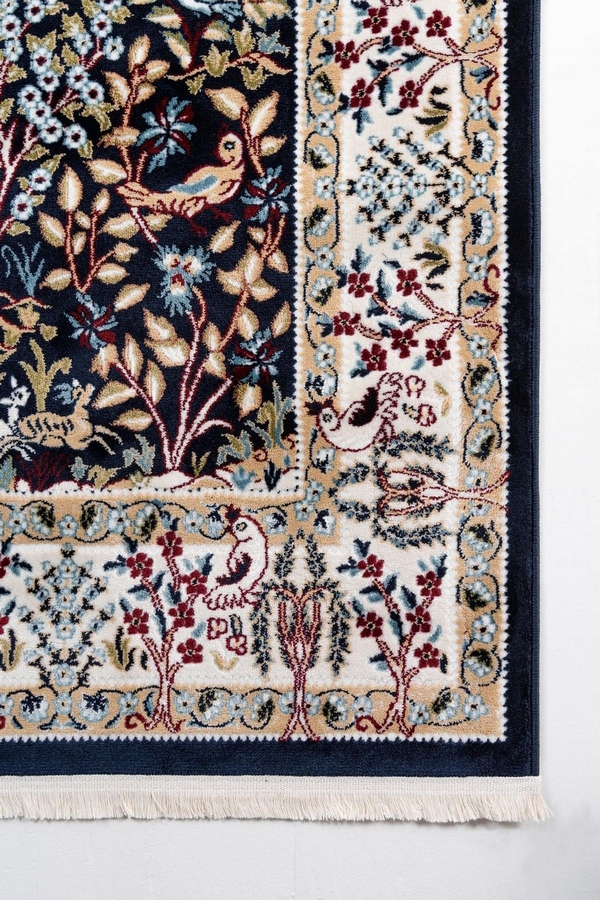 Angorahome Ethnic Makine Halısı 1529NVY 90 x 150 Dikdörtgen - 5