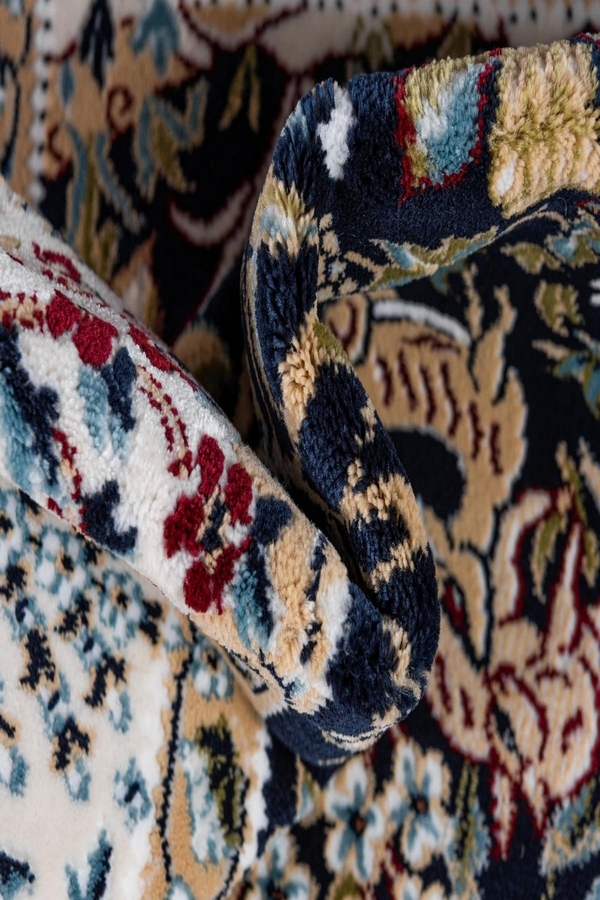 Angorahome Ethnic Makine Halısı 1529NVY 90 x 150 Dikdörtgen - 6