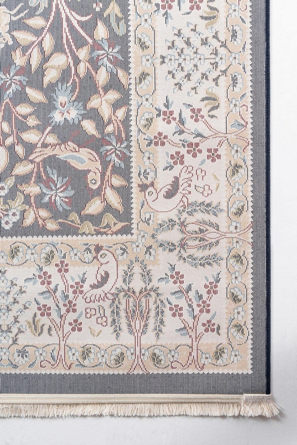 Angorahome Ethnic Makine Halısı 1529NVY 90 x 150 Dikdörtgen - 8