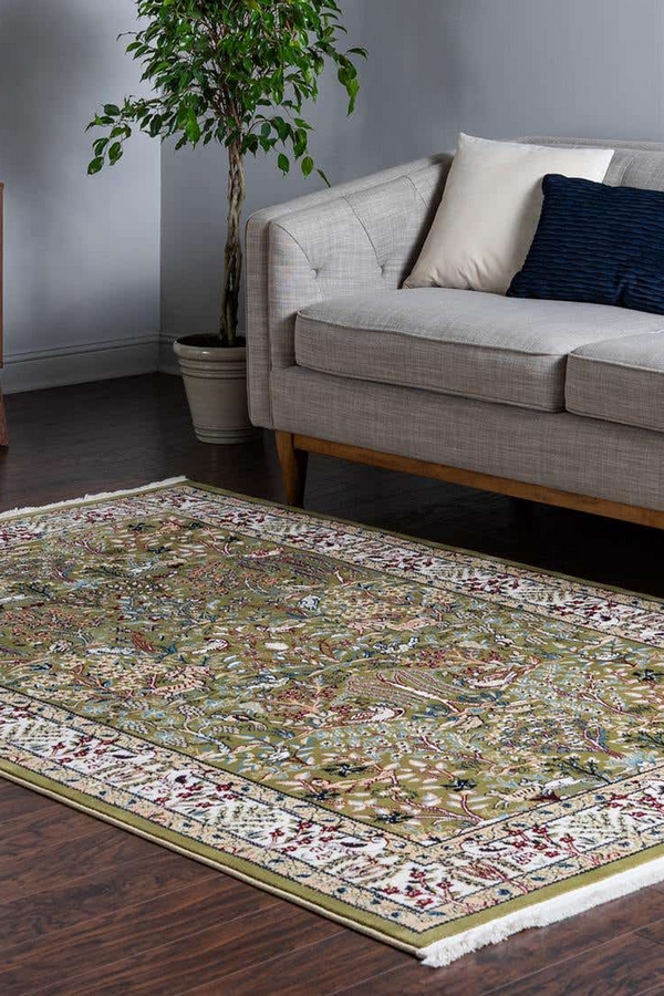 Angorahome Ethnic Makine Halısı 1529YS 275 x 365 Dikdörtgen - 2