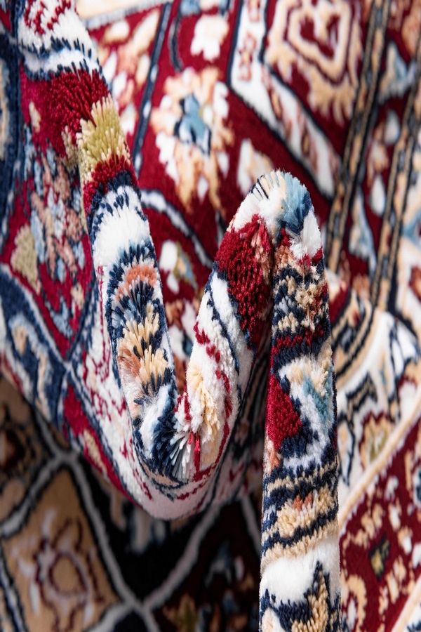 Angorahome Ethnic Makine Halısı 1531BD 305 x 305 Yuvarlak - 5