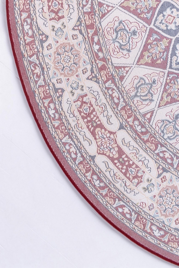 Angorahome Ethnic Makine Halısı 1531BD 305 x 305 Yuvarlak - 7