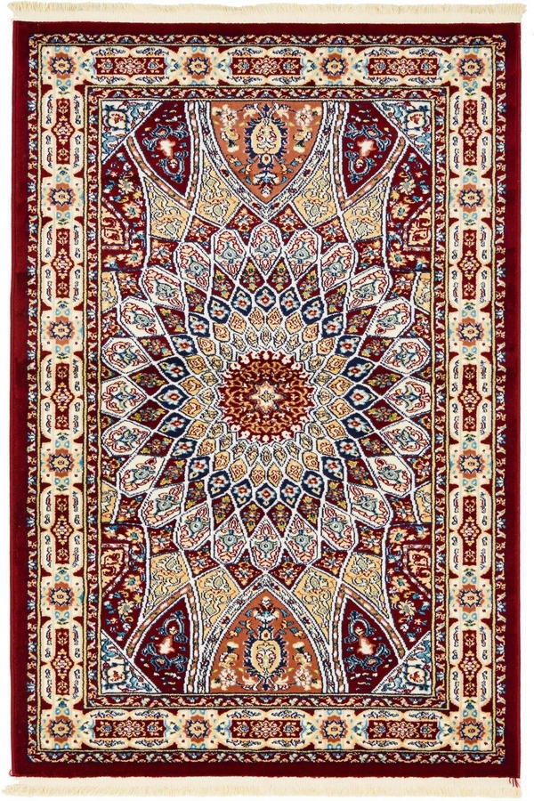 Angorahome Ethnic Makine Halısı 1531BD 300 x 390 Dikdörtgen - 6