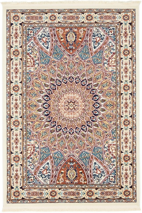 Angorahome Ethnic Makine Halısı 1531FL 90 x 150 Dikdörtgen - 9