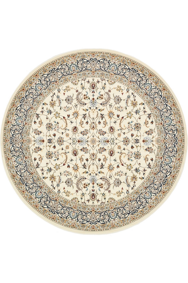 Angorahome Ethnic Makine Halısı 1544FL 305 x 305 Yuvarlak - 9