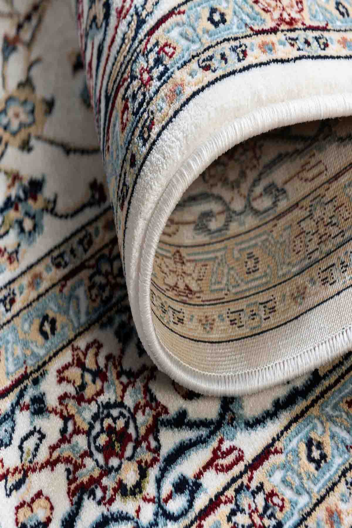 Angorahome Ethnic Makine Halısı 1544FL 100 x 100 Sekizgen - 4