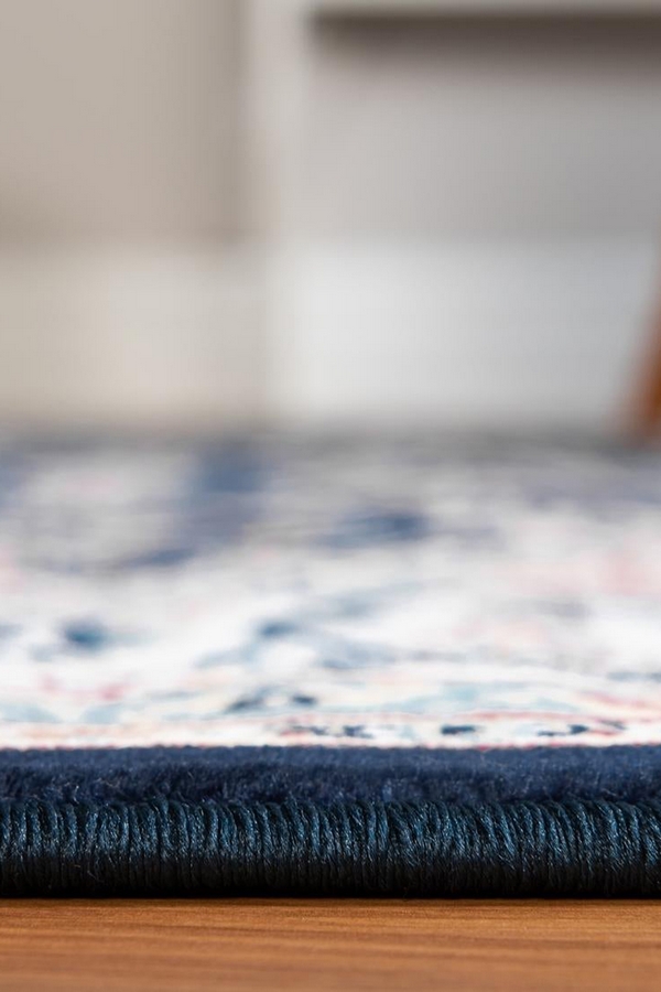 Angorahome Ethnic Makine Halısı 1544NVY 90 x 150 Dikdörtgen - 3