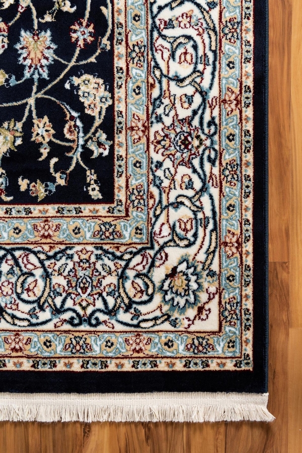 Angorahome Ethnic Makine Halısı 1544NVY 90 x 150 Dikdörtgen - 5