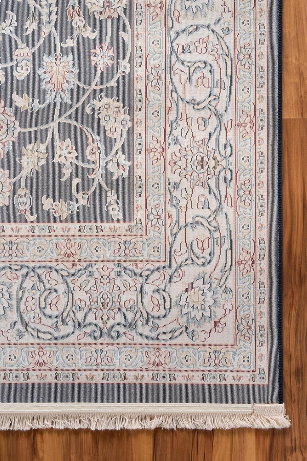 Angorahome Ethnic Makine Halısı 1544NVY 90 x 150 Dikdörtgen - 8