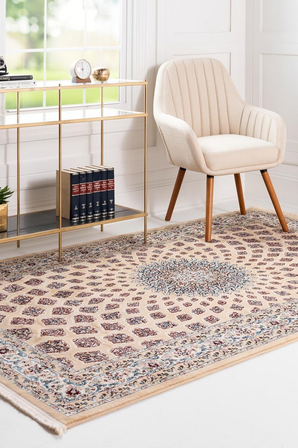 Angorahome Ethnic Makine Halısı 1565BJ 90 x 150 Dikdörtgen - 2