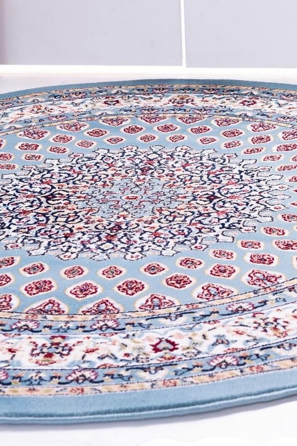 Angorahome Ethnic Makine Halısı 1565MV 150 x 150 Yuvarlak - 2