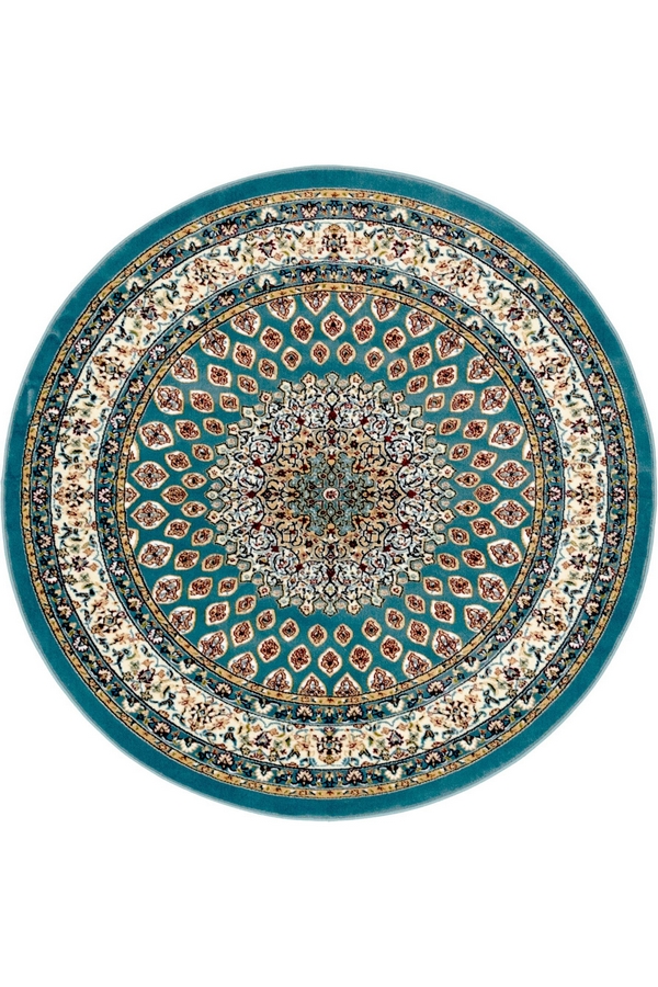 Angorahome Ethnic Makine Halısı 1565MV 150 x 150 Yuvarlak - 9