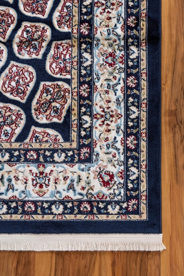 Angorahome Ethnic Makine Halısı 1565NVY 90 x 150 Dikdörtgen - 5