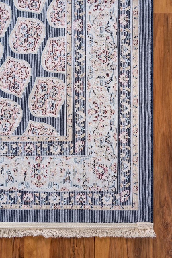 Angorahome Ethnic Makine Halısı 1565NVY 90 x 150 Dikdörtgen - 8