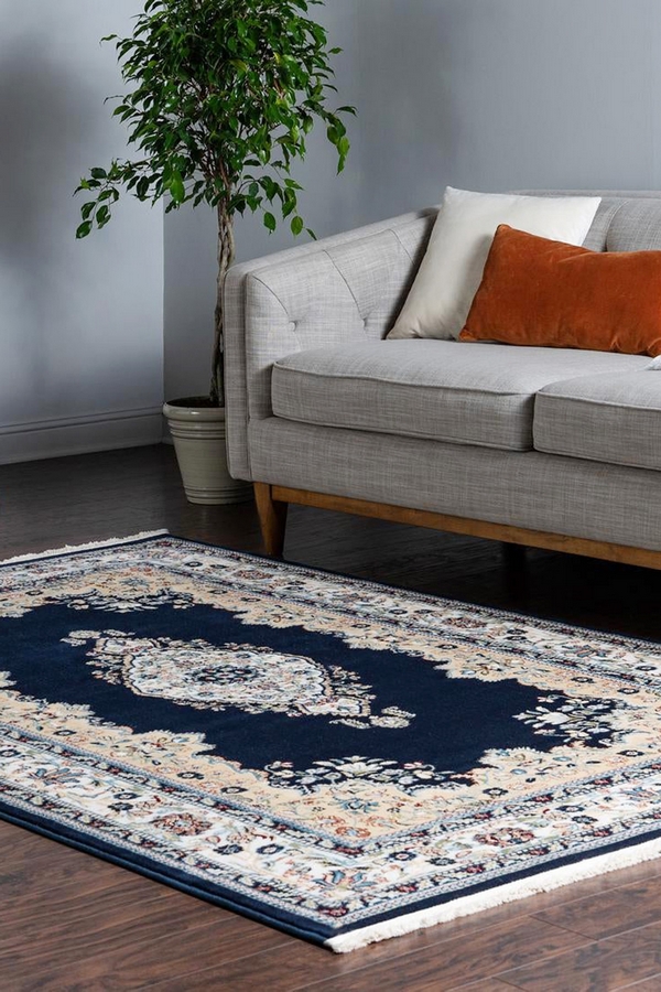 Angorahome Ethnic Makine Halısı 1575ANVY 90 x 150 Dikdörtgen - 2