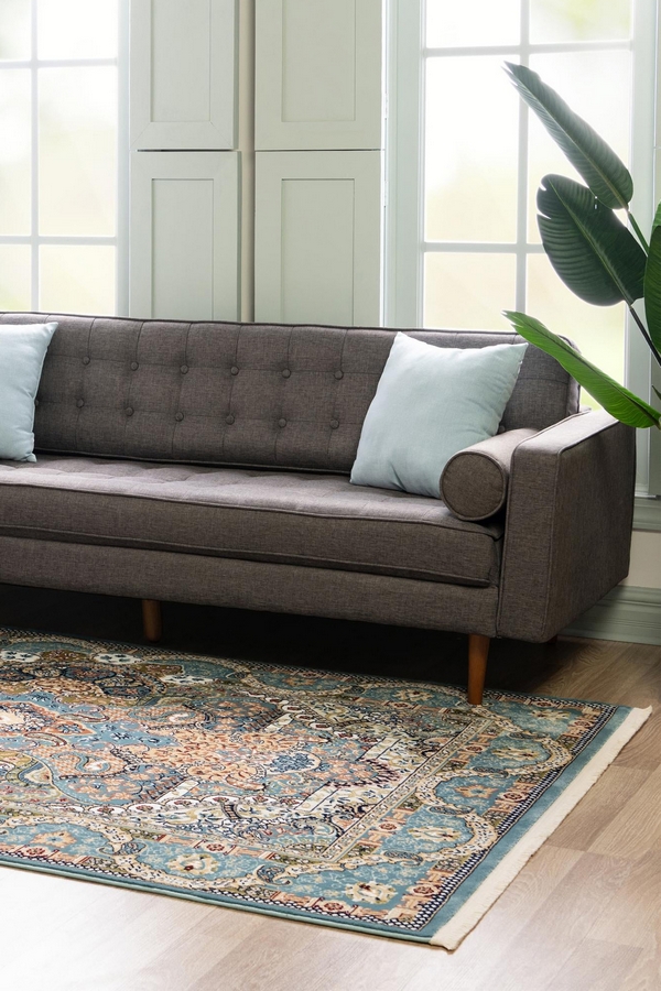 Angorahome Ethnic Makine Halısı 1608MV 90 x 150 Dikdörtgen - 2