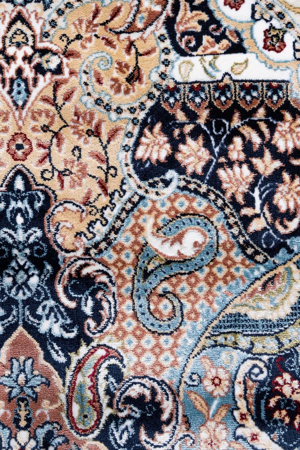 Angorahome Ethnic Makine Halısı 1608NVY 150 x 245 Dikdörtgen - 4