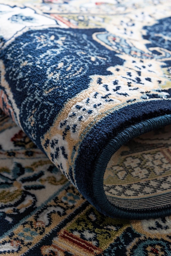 Angorahome Ethnic Makine Halısı 1608NVY 150 x 245 Dikdörtgen - 7