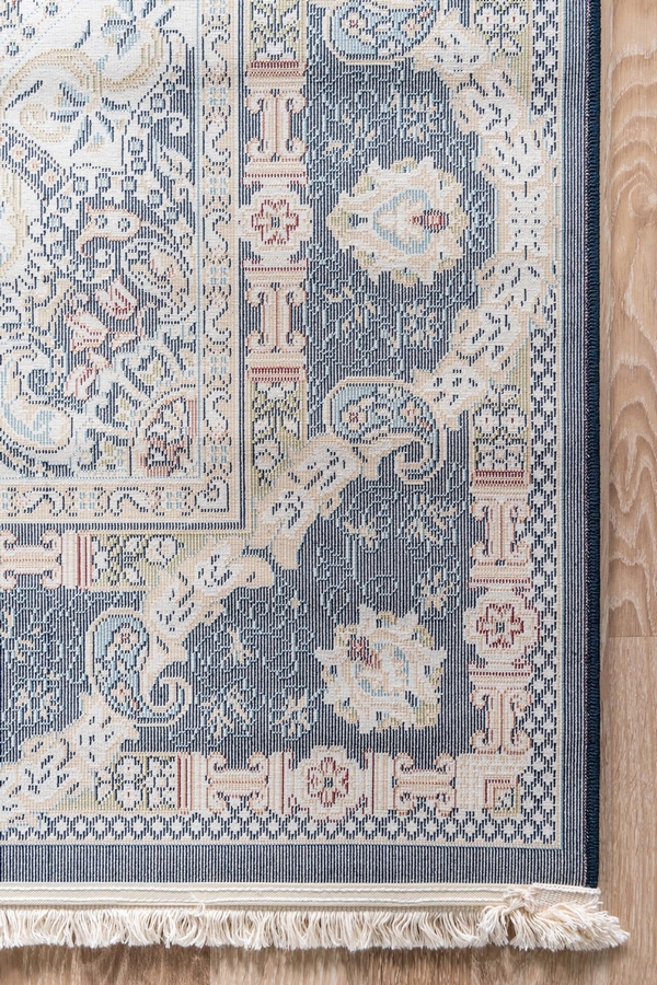 Angorahome Ethnic Makine Halısı 1608NVY 150 x 245 Dikdörtgen - 8