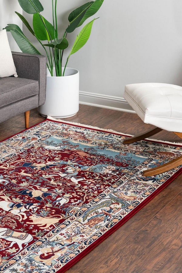 Angorahome Ethnic Makine Halısı 1610BD 90 x 150 Dikdörtgen - 2