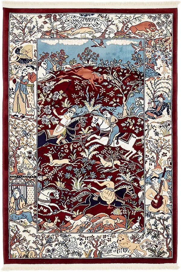 Angorahome Ethnic Makine Halısı 1610BD 90 x 150 Dikdörtgen - 9