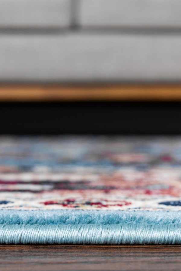 Angorahome Ethnic Makine Halısı 1610MV 100 x 100 Yuvarlak - 3