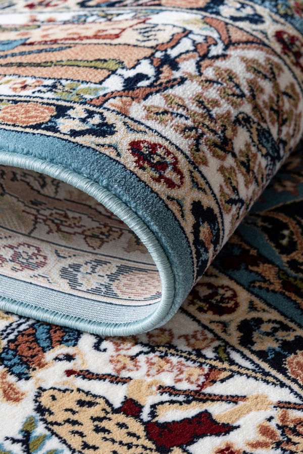 Angorahome Ethnic Makine Halısı 1610MV 100 x 100 Yuvarlak - 6