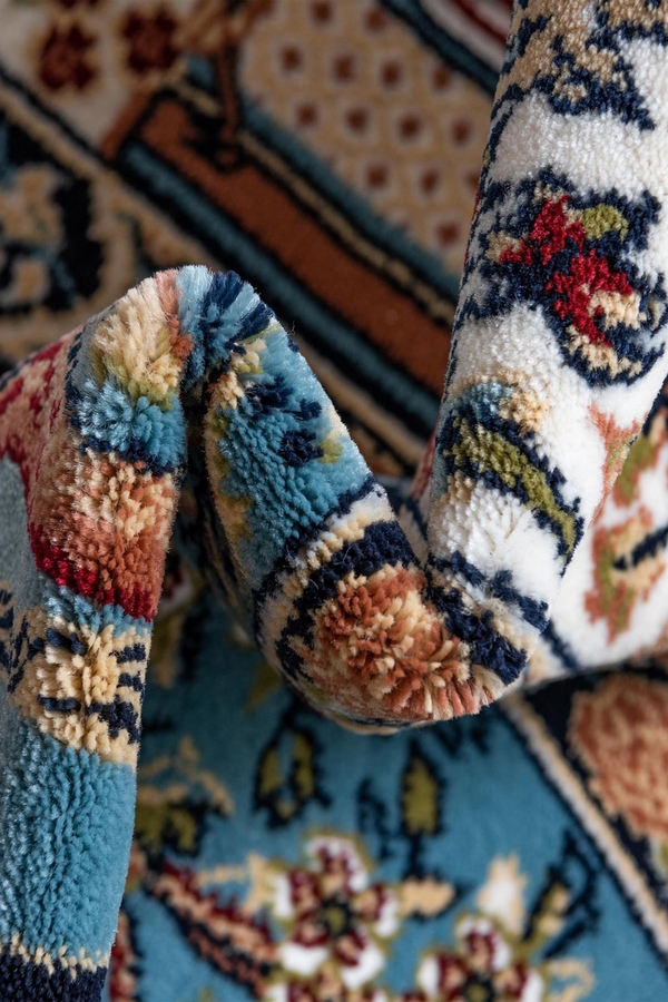 Angorahome Ethnic Makine Halısı 1610MV 100 x 100 Yuvarlak - 7