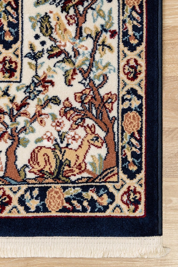 Angorahome Ethnic Makine Halısı 1610NVY 240 x 300 Dikdörtgen - 4