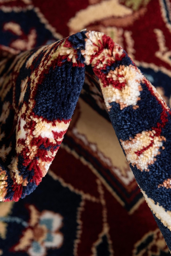 Angorahome Ethnic Makine Halısı 1610NVY 240 x 300 Dikdörtgen - 6