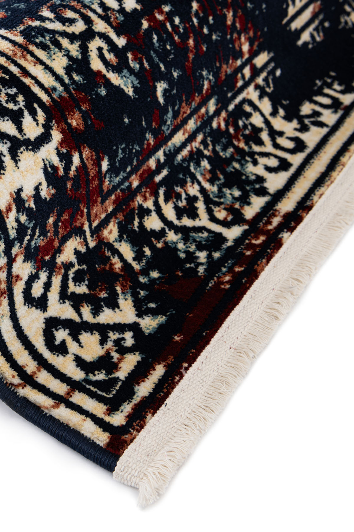 Angorahome Ethnic Dokuma Makine Halısı 1915NVY 160 x 245 Dikdörtgen - 9