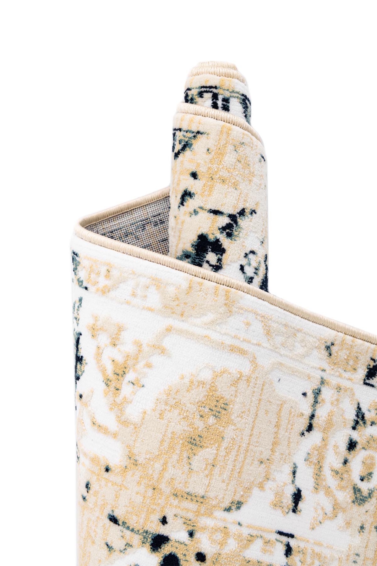 Angorahome Ethnic Dokuma Makine Halısı 1920KR 160 x 160 Yuvarlak - 9